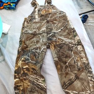 2T Carhartt Realtree Camo Overalls